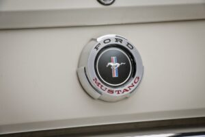 Mustang tricolor badge fuel cap