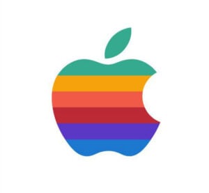 Apple Rainbow Logo 2021 Version