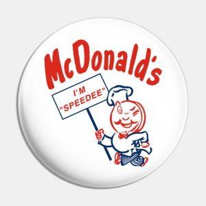 A picture of McDonald’s “I’m Speedee” logo