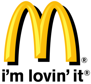 The famous “i’m loving it” McDonald’s logo