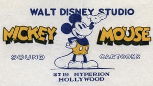 1928 Mickey Mouse Logo