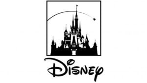 Monochromatic Disney Castle logo