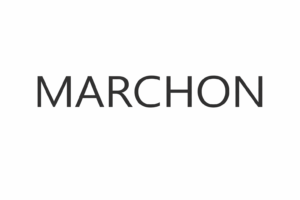 Marchon Eyewear wordmark in 1988