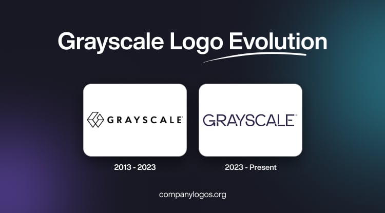 Grayscale Logo Evolution