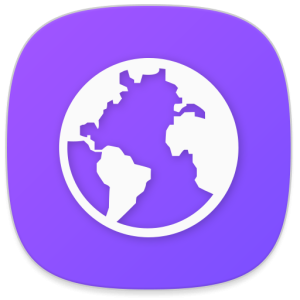 Samsung Internet Logo (2016) (February to October 2016)