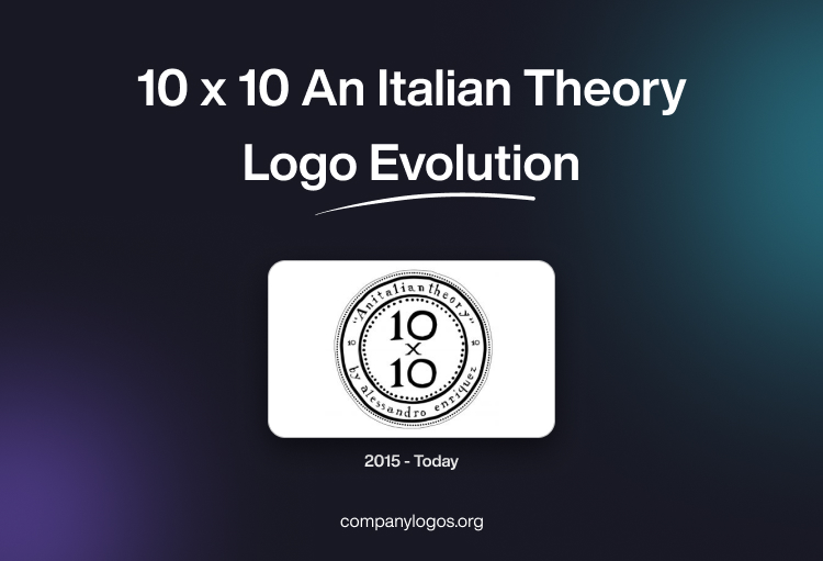10 x 10 An Italian Theory Logo Evolution