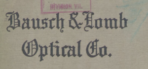 Bausch & Lomb Logo (1879)