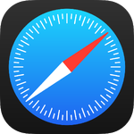 Safari (iOS) Logo (2017 - 2025) dark