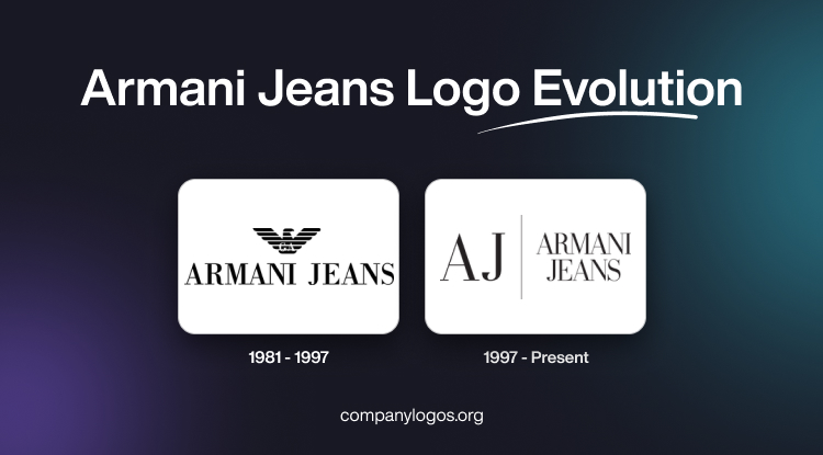 Armani Jeans Logo Evolution