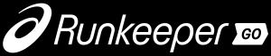 White Version of Asics Runkeeper Go Logo