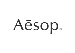 Aesop's minimalistic Logo