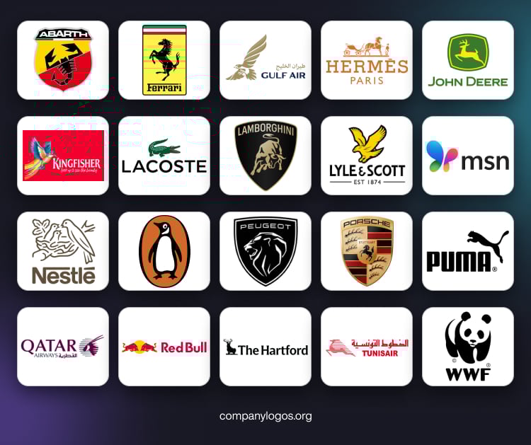 20 Famous Animal Logos