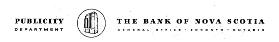 A logo of the Bank of Nova Scotia featuring its general office