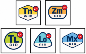 Nike Air Element logos