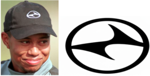 Nike Tiger Woods “Yin-Yang” logo on a golf cap
